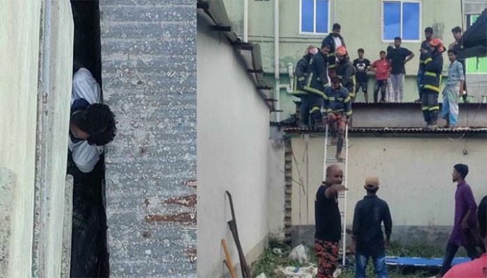 চুরি করতে গিয়ে দুই ভবনের মাঝে আটকে প্রাণ গেল যুবকের