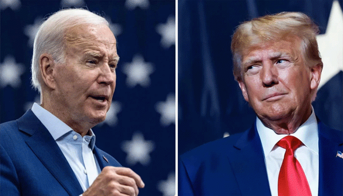 ট্রাম্পের চেয়ে ১০ পয়েন্ট পিছিয়ে বাইডেন
