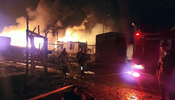 নাগোর্নো-কারাবাখে জ্বালানি ডিপোতে বিস্ফোরণে নিহত ২০, আহত ৩০০ 