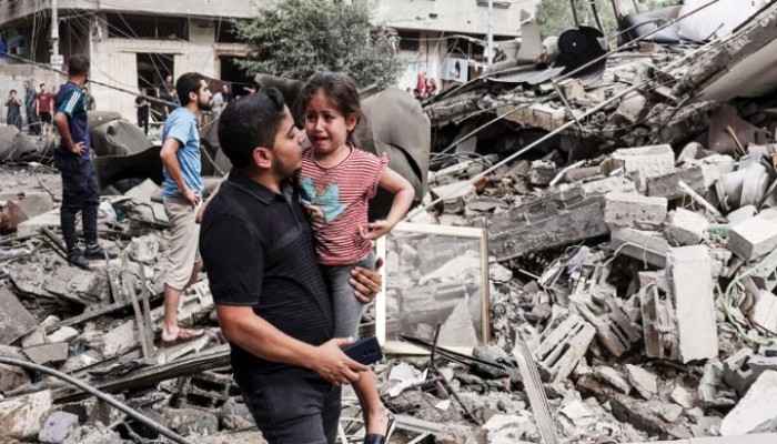 গাজায় ইসরায়েলের বিমান হামলায় নিহত বেড়ে ১৯৮