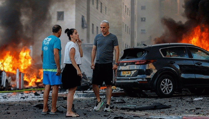 ইসরাইলের ভূখণ্ডে হামাসের ৫ হাজার রকেট হামলা