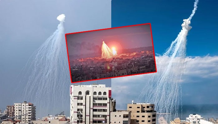 গাজায় নিষিদ্ধ ‘সাদা ফসফরাস’ ব্যবহার করেছে ইসরায়েল