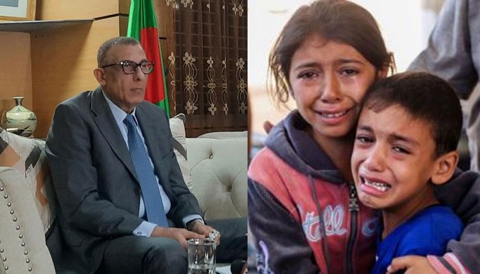 কাঁদছে গাজা, ওদের কান্নার জবাব দিন : ফিলিস্তিনি রাষ্ট্রদূত