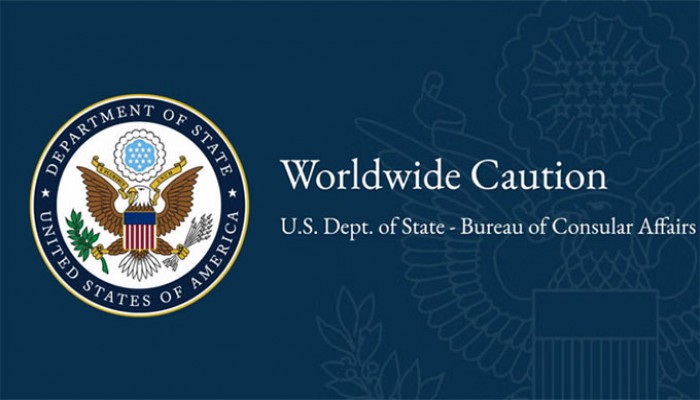 বৈশ্বিক সতর্কতা জারি করল যুক্তরাষ্ট্র বৈশ্বিক সতর্কতা জারি করল যুক্তরাষ্ট্র