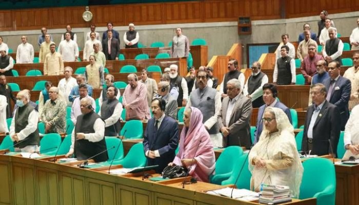 ফিলিস্তিনে ইসরায়েলি বর্বরতায় সংসদে শোক ফিলিস্তিনে ইসরায়েলি বর্বরতায় সংসদে শোক