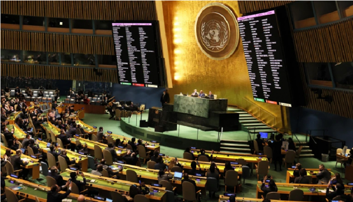 পরিস্থিতি নিয়ে জাতিসংঘের সাধারণ পরিষদে জরুরি বৈঠক ২৬ অক্টোবর