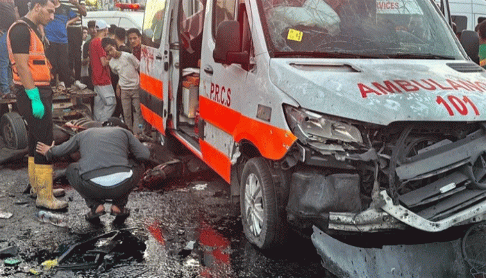 গাজায় মানবিক সাহায্যপণ্যের বহরে হামলা হচ্ছে, অভিযোগ রেড ক্রসের গাজায় মানবিক সাহায্যপণ্যের বহরে হামলা হচ্ছে, অভিযোগ রেড ক্রসের