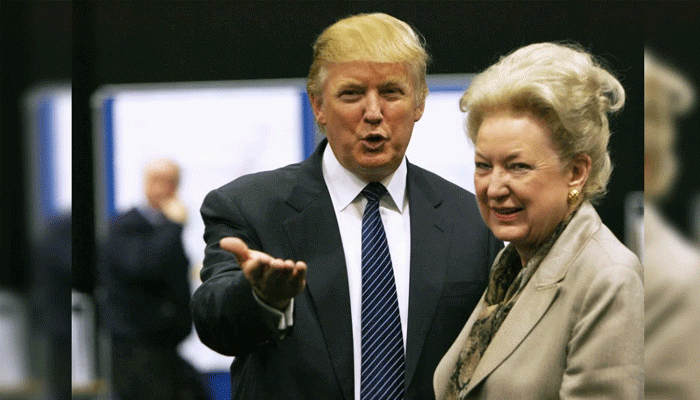 মারা গেছেন ডোনাল্ড ট্রাম্পের বড় বোন মারা গেছেন ডোনাল্ড ট্রাম্পের বড় বোন