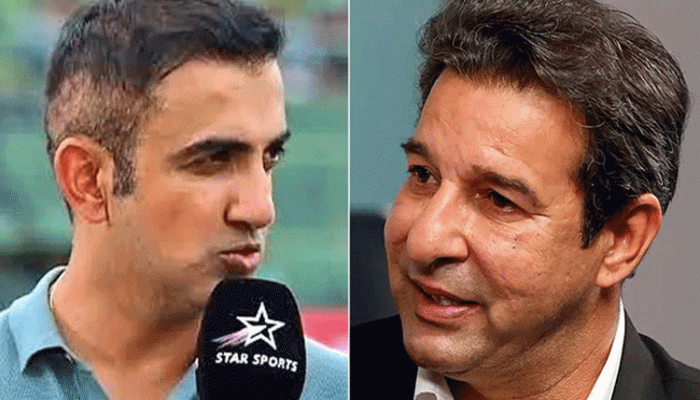 দুই দেশের যে বিষয়ে একমত ওয়াসিম আকরাম ও গৌতম গম্ভীর