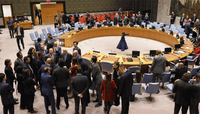 জাতিসংঘের নিরাপত্তা পরিষদে গাজা প্রস্তাব পাস