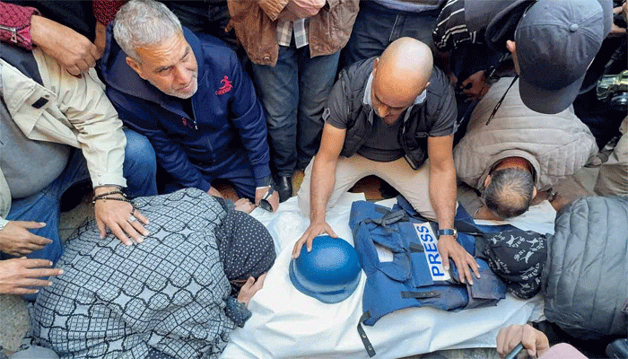 গাজায় নিহত সাংবাদিকের সংখ্যা ১০০ ছুঁইছুঁই 