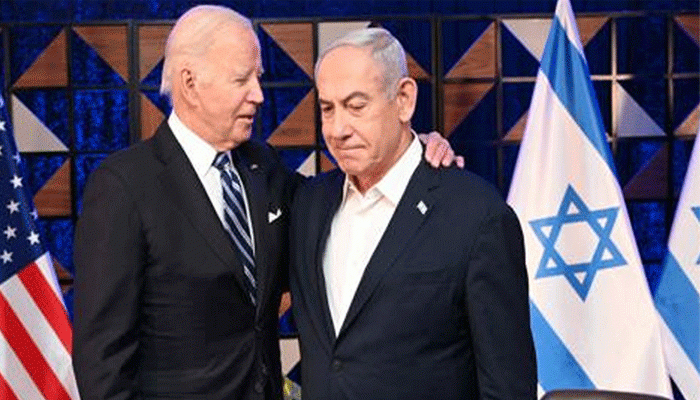 নেতানিয়াহুর কাছে যুদ্ধবিরতির দাবি তোলেননি বাইডেন 