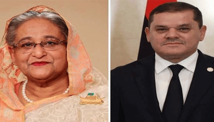 শেখ হাসিনাকে লিবিয়ার প্রধানমন্ত্রীর অভিনন্দন  