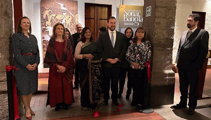 মেক্সিকোতে ‘সোনার বাংলা’ শিল্পকর্মের প্রদর্শনী