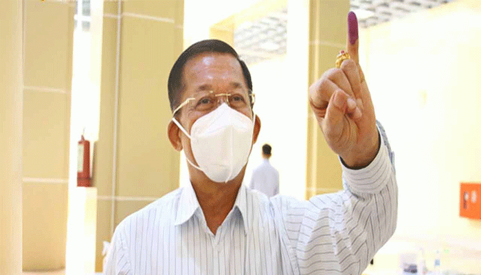 সংঘাতের মধ্যেই মিয়ানমারে নির্বাচনের তোড়জোড় জান্তার 