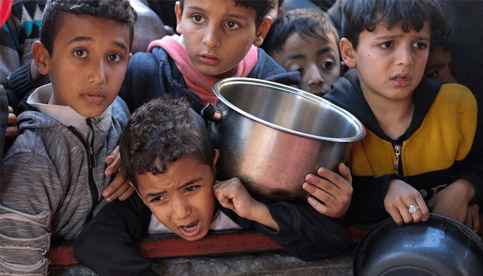 অনাহারে মারা যাচ্ছে গাজার শিশুরা : বিশ্ব স্বাস্থ্য সংস্থা 