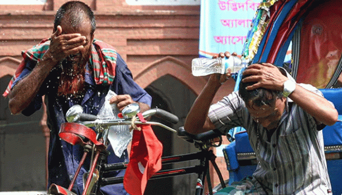 ঢাকাসহ ৪ বিভাগে হিট অ্যালার্ট জারি ঢাকাসহ ৪ বিভাগে হিট অ্যালার্ট জারি