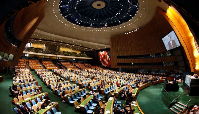 স্বাধীন ফিলিস্তিন গঠনের পক্ষে বাংলাদেশসহ ১৪৩ দেশ