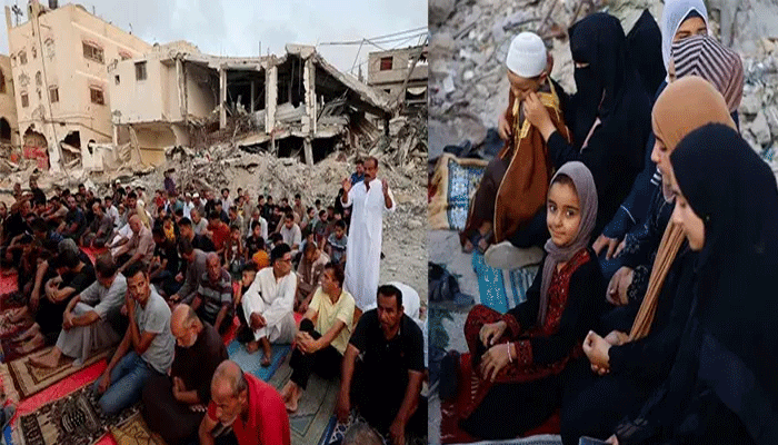 গাজায় বেদনার ঈদ   গাজায় বেদনার ঈদ