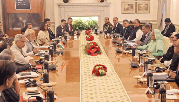 শেখ হাসিনা-নরেন্দ্র মোদি বৈঠকে ১০ চুক্তি সই শেখ হাসিনা-নরেন্দ্র মোদি বৈঠকে ১০ চুক্তি সই