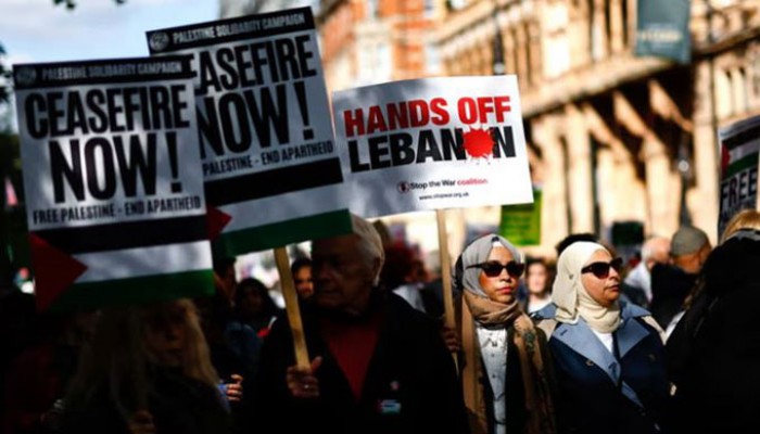 লন্ডনে ইসরায়েলবিরোধী ব্যাপক বিক্ষোভ লন্ডনে ইসরায়েলবিরোধী ব্যাপক বিক্ষোভ