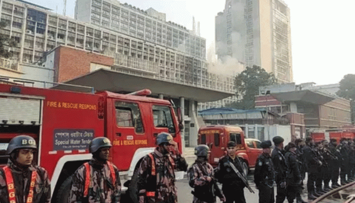 সচিবালয়ে অগ্নিকান্ড : ৭ সদস্যের তদন্ত কমিটি গঠন