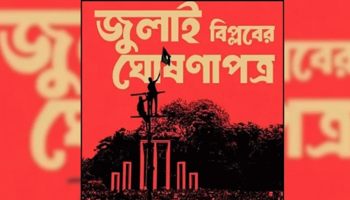 ‘জুলাই ঘোষণাপত্র’ নিয়ে জেলাভিত্তিক কর্মসূচি শুরু আজ