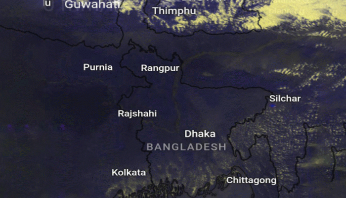 বাংলাদেশের দিকে ধেয়ে আসছে বৃষ্টিবলয় বাংলাদেশের দিকে ধেয়ে আসছে বৃষ্টিবলয়