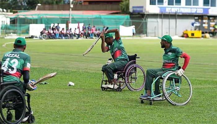 হুইলচেয়ার ক্রিকেটের বিশ্বকাপে খেলবে বাংলাদেশ 