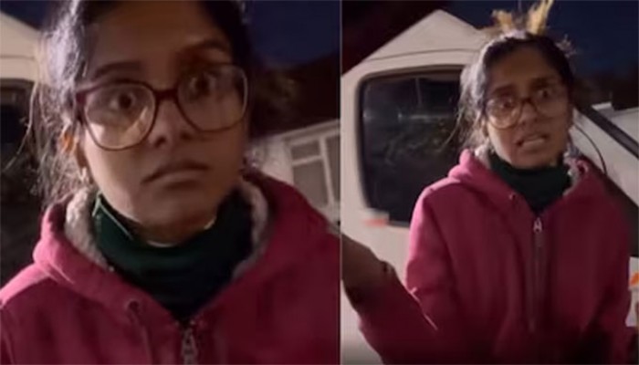 লন্ডনের রাস্তায় ভারতীয় ছাত্রীর অদ্ভুত কাণ্ড লন্ডনের রাস্তায় ভারতীয় ছাত্রীর অদ্ভুত কাণ্ড