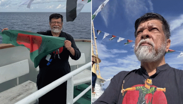 ফ্লোটিলা থেকে আলাদা হয়ে গাজার দিকে এগুচ্ছে আমাদের জাহাজ: শহিদুল আলম ফ্লোটিলা থেকে আলাদা হয়ে গাজার দিকে এগুচ্ছে আমাদের জাহাজ: শহিদুল আলম