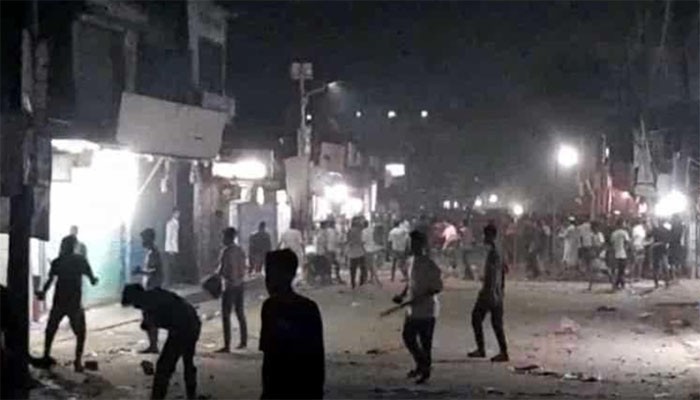 বাহুবলে দুই শিশুর ঝগড়াকে কেন্দ্র করে সংঘর্ষ, অর্ধশতাধিক আহত  বাহুবলে দুই শিশুর ঝগড়াকে কেন্দ্র করে সংঘর্ষ, অর্ধশতাধিক আহত