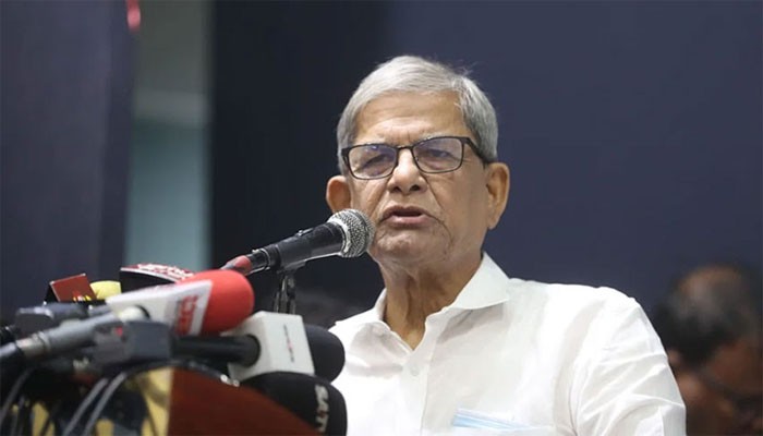 নির্বাচনের দিন ছাড়া গণভোটের সিদ্ধান্ত মানবে না বিএনপি : মির্জা ফখরুল