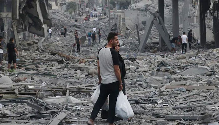 যুদ্ধবিরতির পর গাজায় ২৪ হাজার টন ত্রাণ পৌঁছেছে