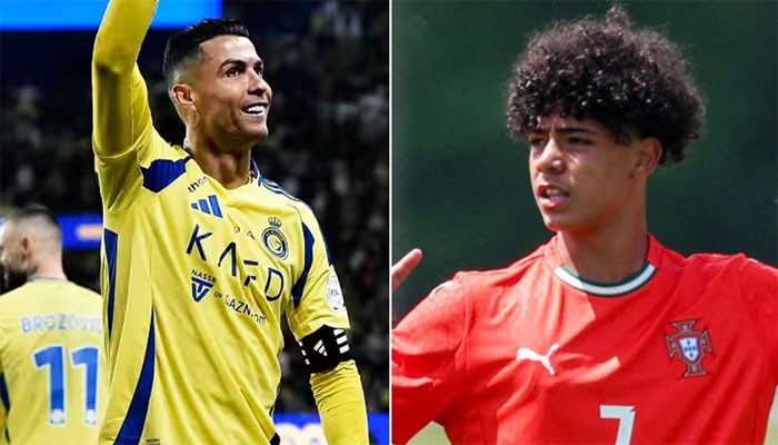 একই দিনে গোল করলেন রোনালদো ও তার ছেলে একই দিনে গোল করলেন রোনালদো ও তার ছেলে