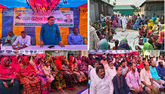 ঈশ্বরগঞ্জে শাহ নূরুল কবীর শাহীনের  ব্যাপক গণসংযোগ ও লিফলেট বিতরণ