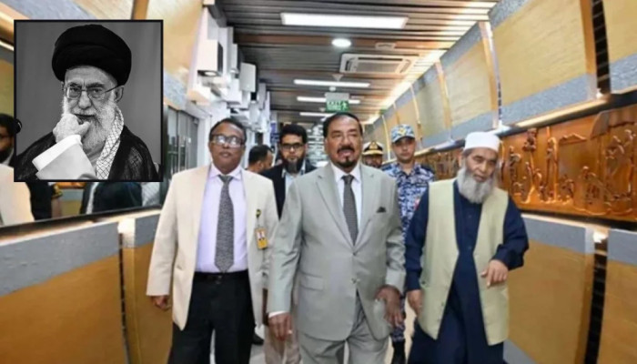 ​খামেনির জানাজায় অংশ নিতে ঢাকা ছাড়লেন স্পিকার