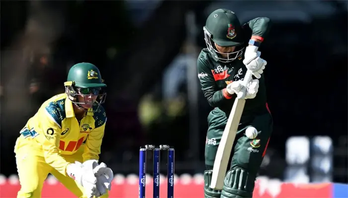 অস্ট্রেলিয়ার কাছে বড় ব্যবধানে হেরে সিরিজ শুরু বাংলাদেশের